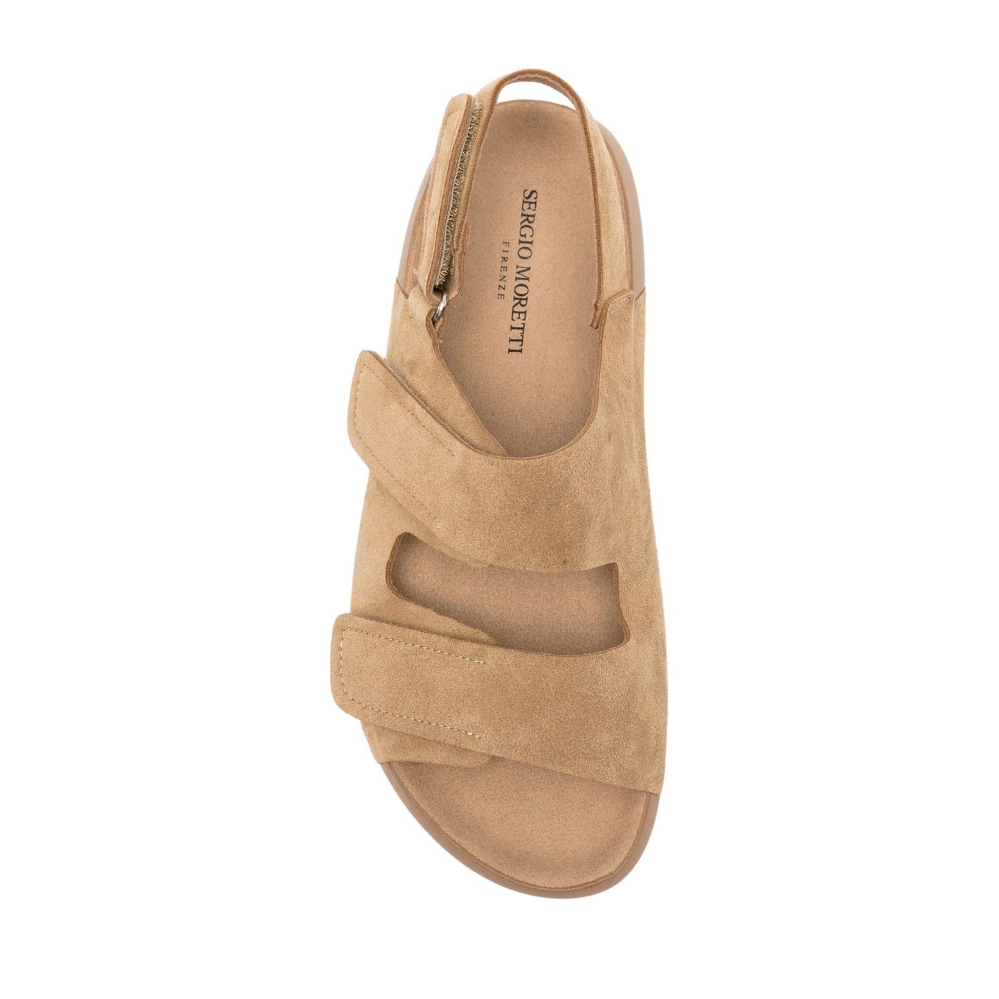Women's Beige Wedge Open-Toe Sandals