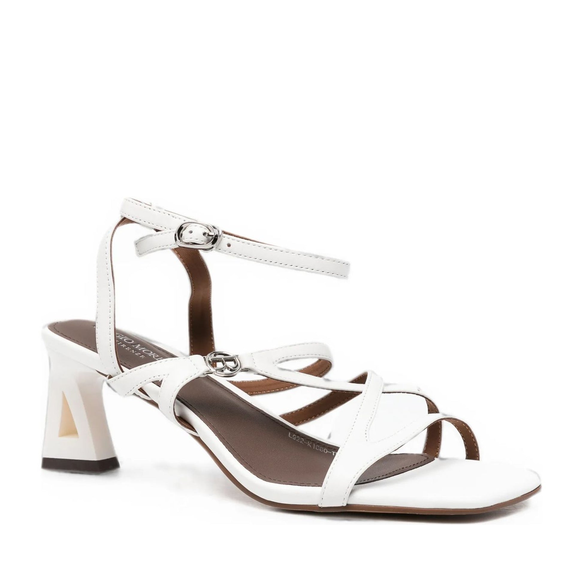 Women's White Dress Open-Toe Pumps