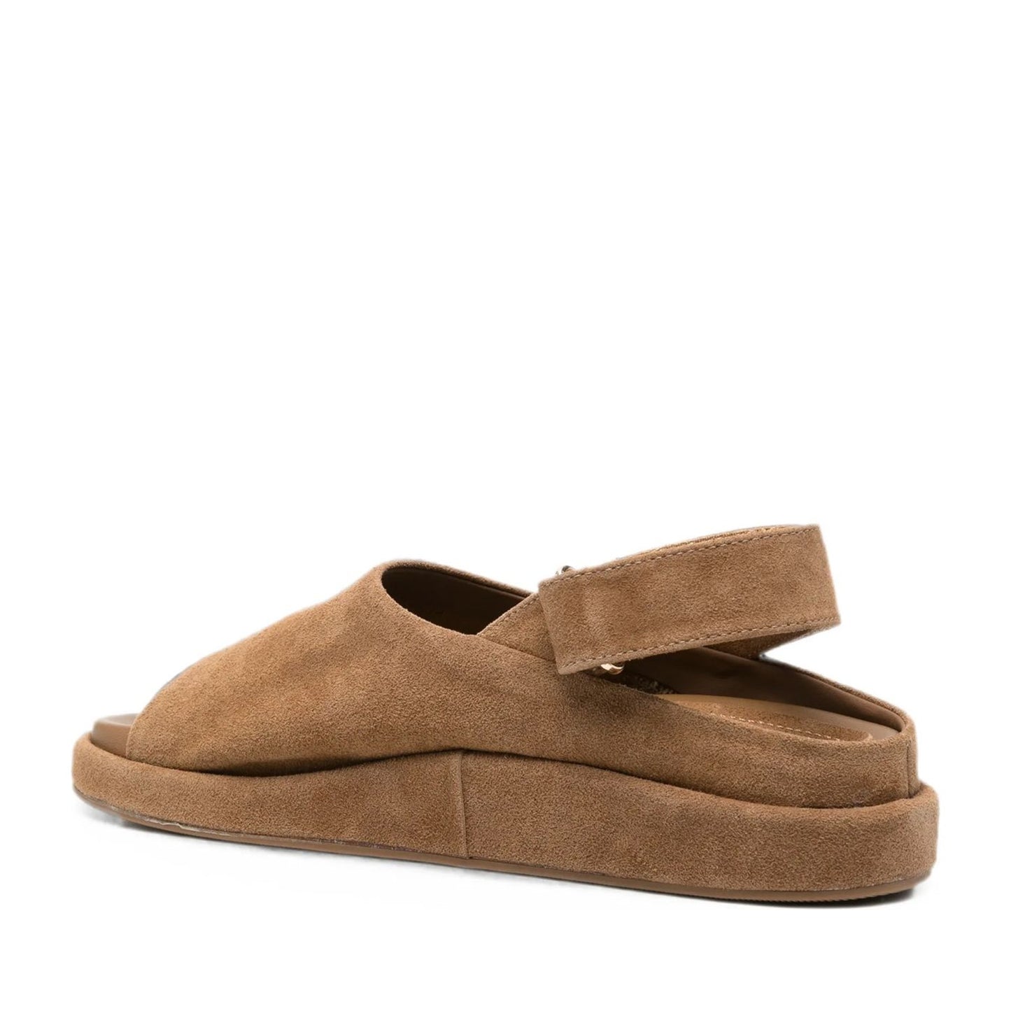 Women's Brown Wedge Open-Toe Sandals