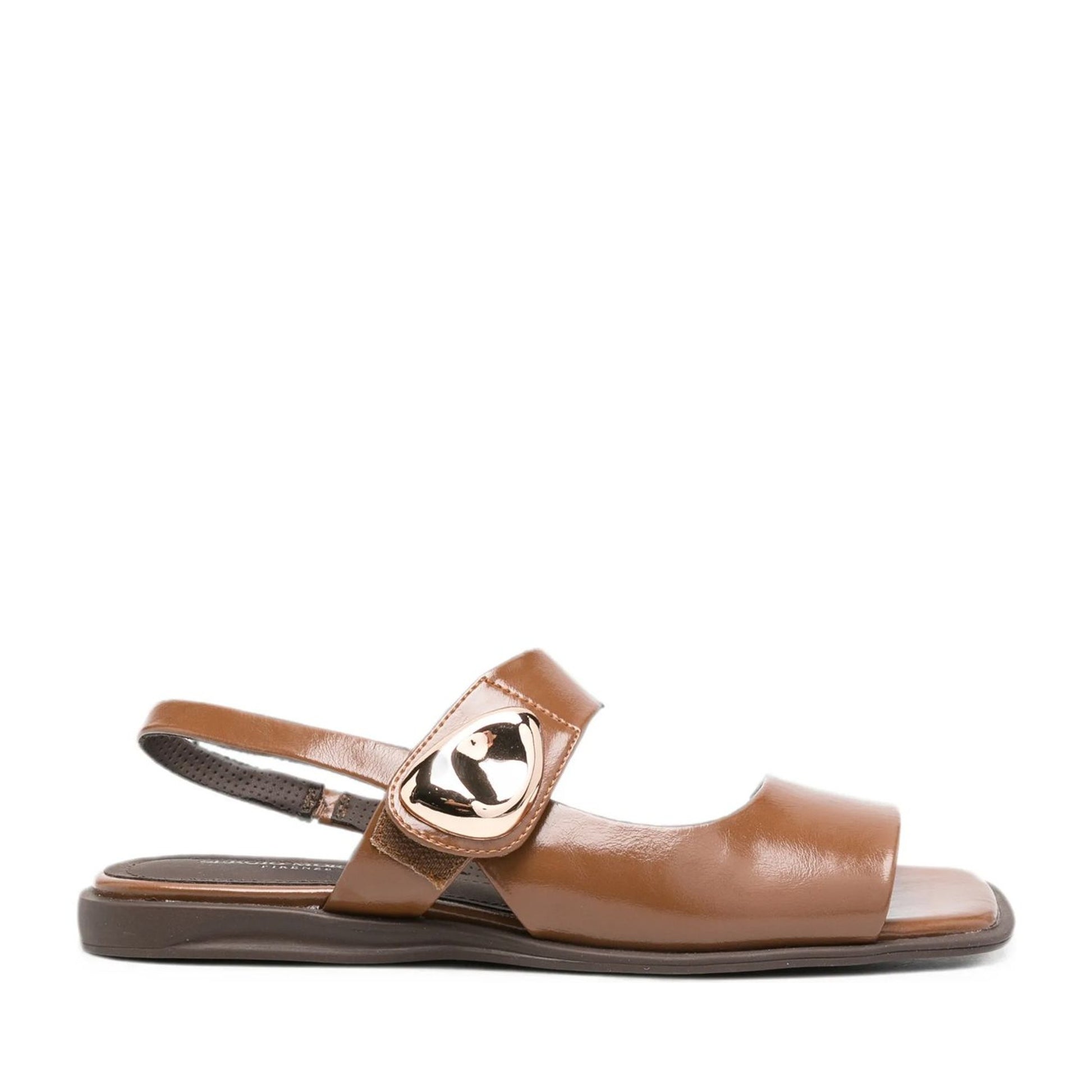 Women's Brown Open-Toe Sandals