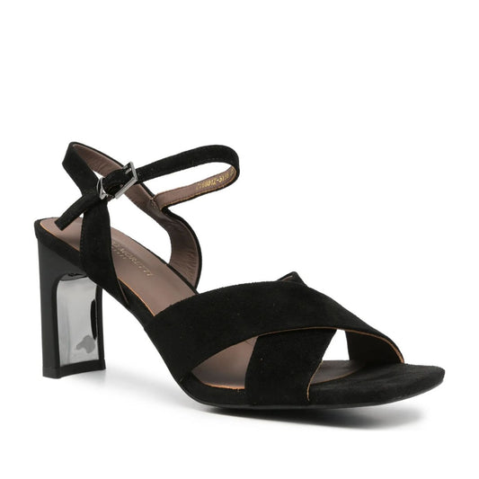 Women's Black Dress Open-Toe Sandals