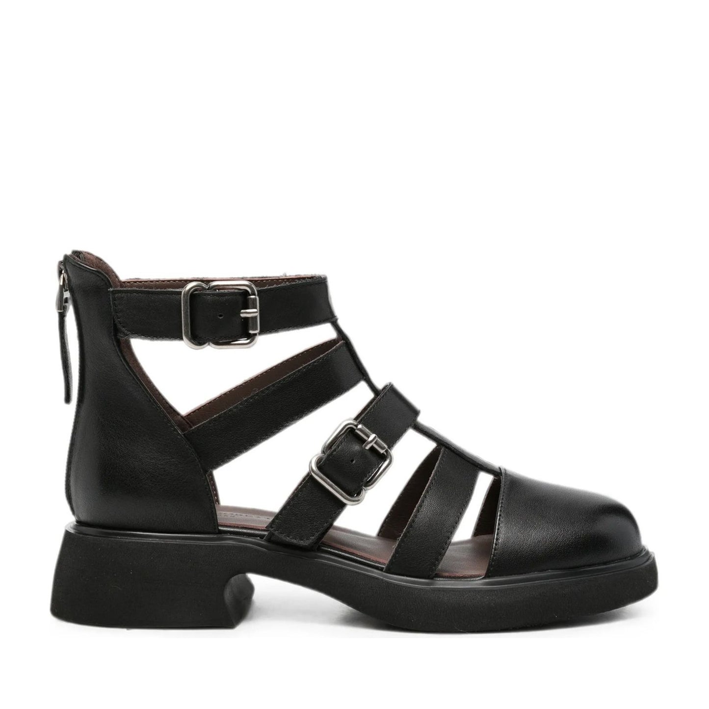 Women's Black Open-Toe Sandals