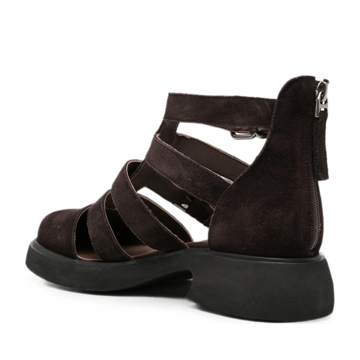 Women's Brown Open-Toe Sandals