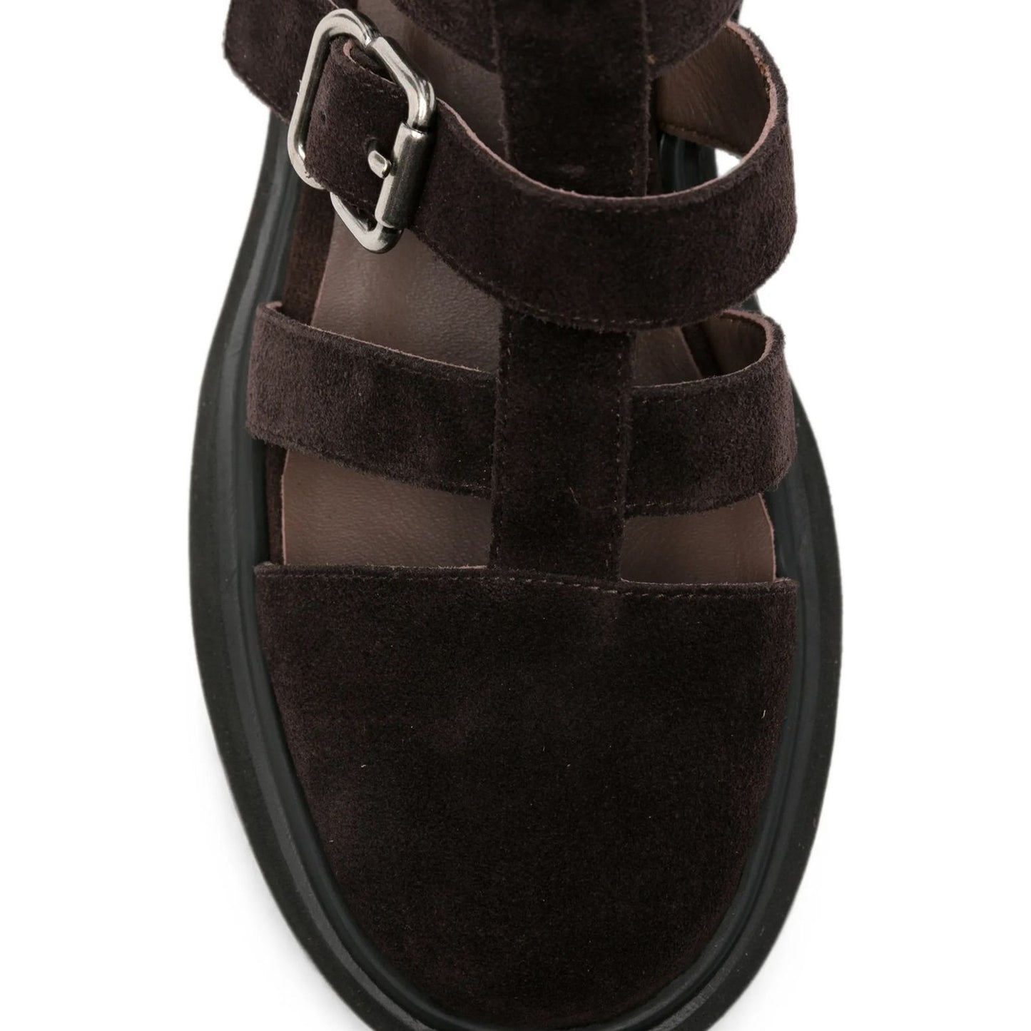 Women's Brown Open-Toe Sandals