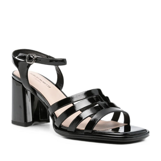 Women's Black Dress Open-Toe Sandals