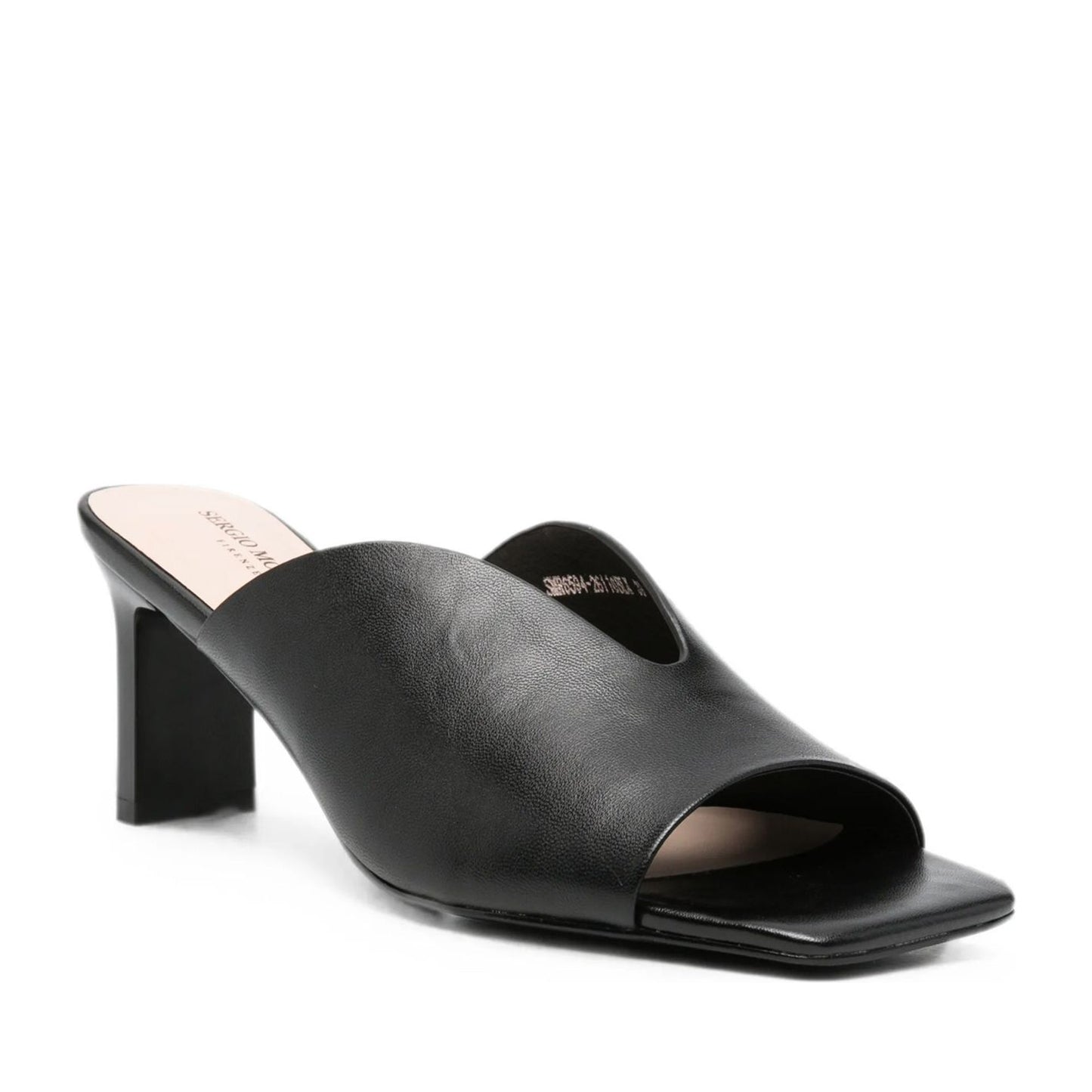 Women's Black Dress Open-Toe Slippers