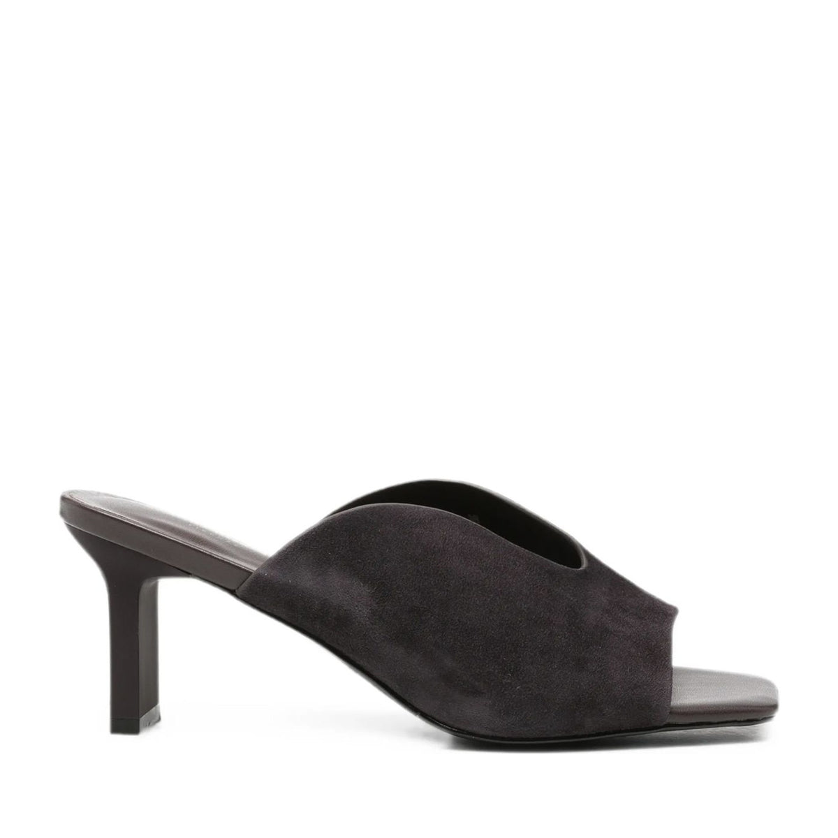 Women's Brown Dress Open-Toe Slippers