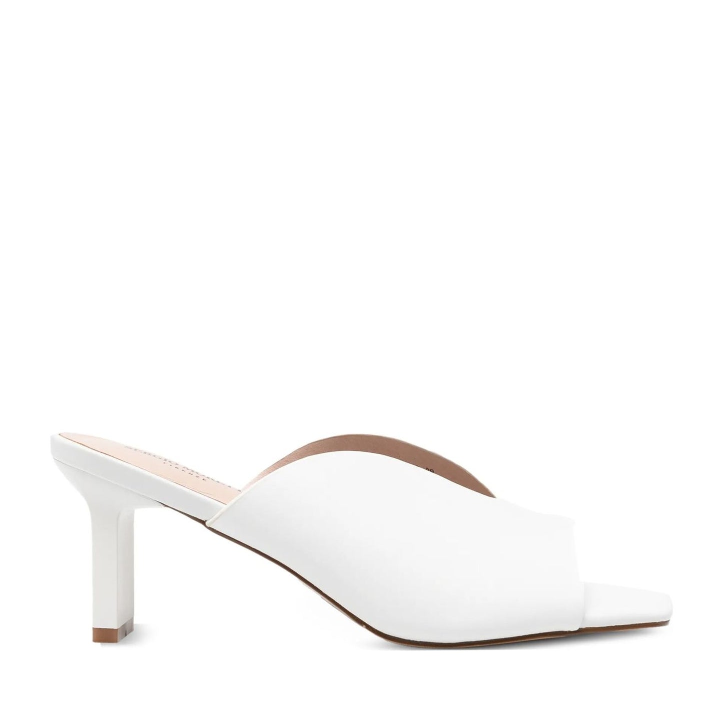 Women's White Dress Open-Toe Slippers