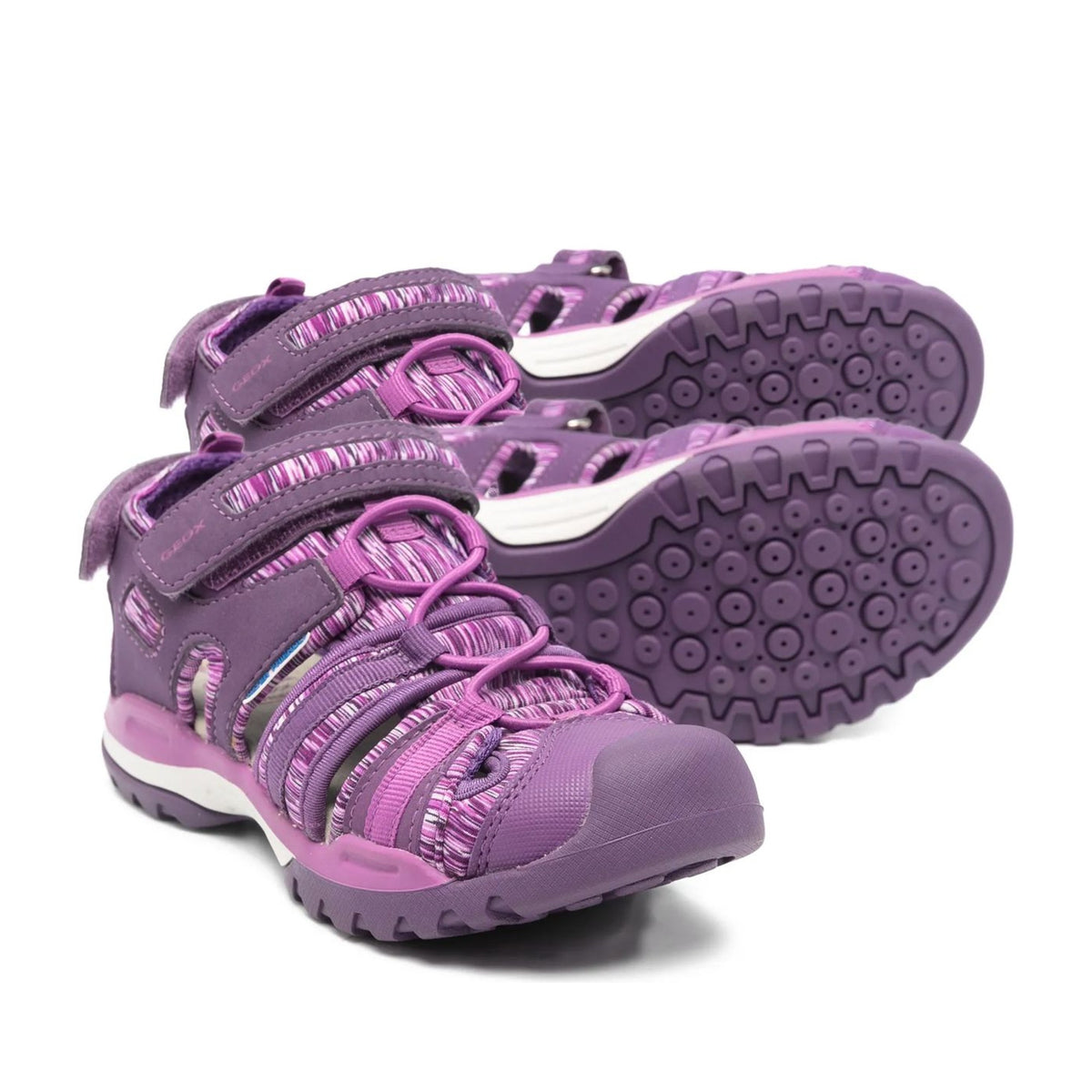 Girls' Purple Open-Toe Sandals