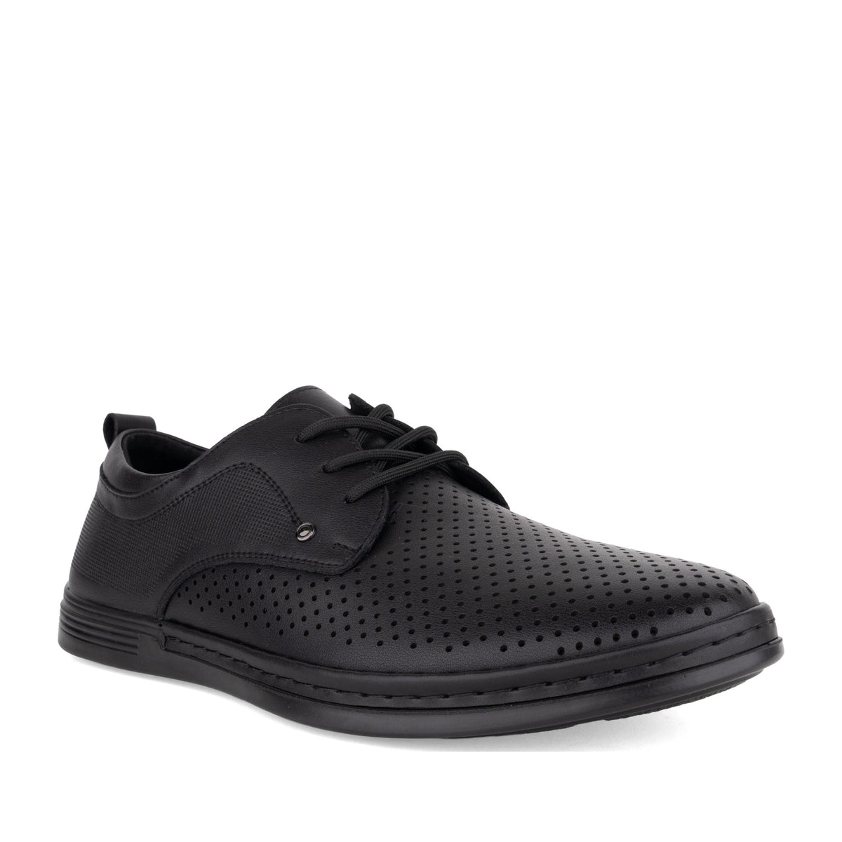 Men's Black Wedge Fashion Sneakers