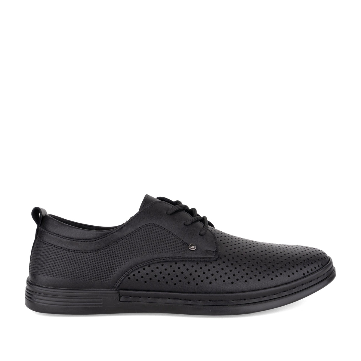 Men's Black Wedge Fashion Sneakers