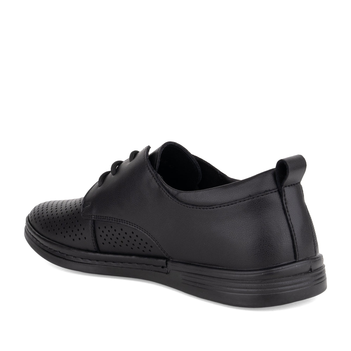 Men's Black Wedge Fashion Sneakers