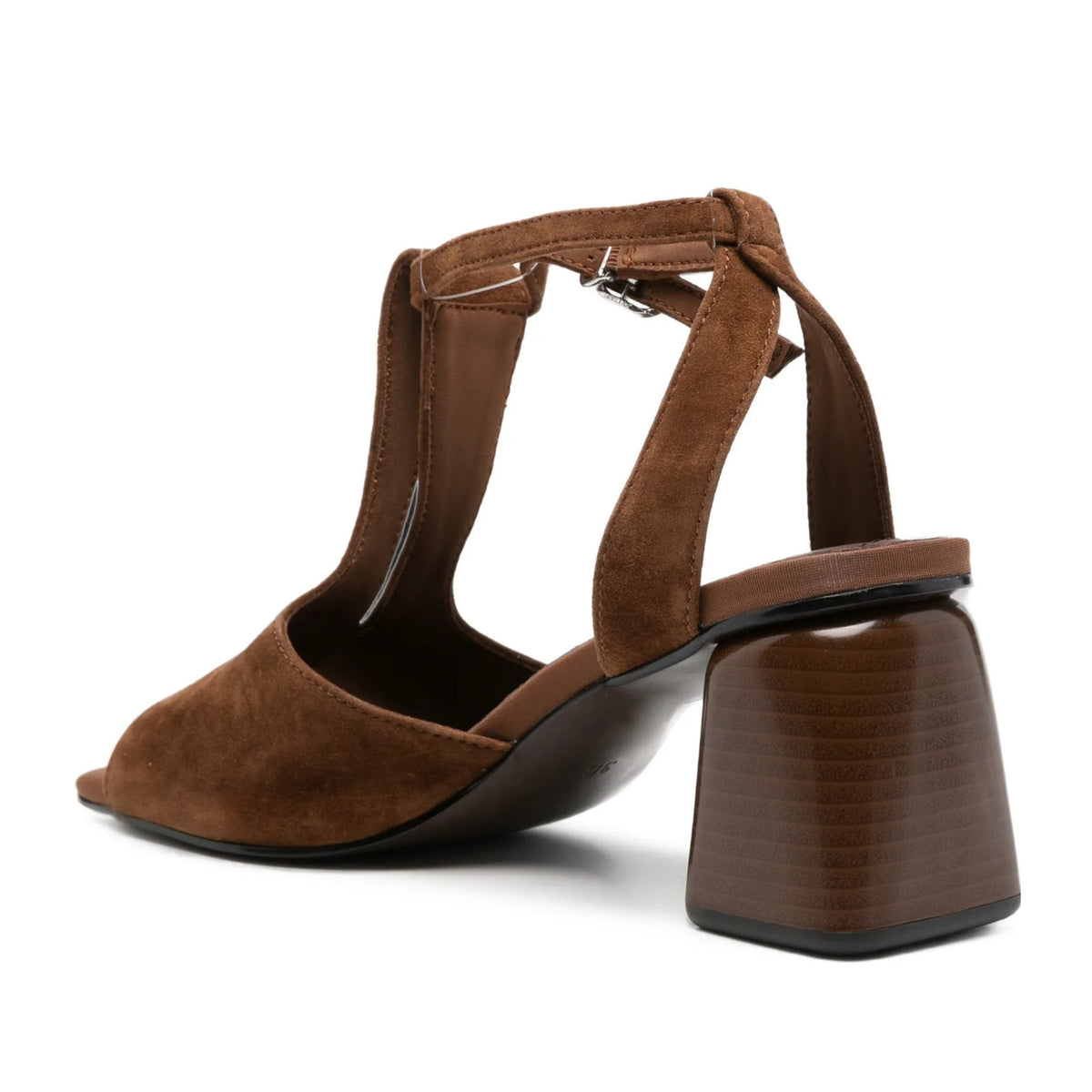 Women's Beige Open-Toe Pumps