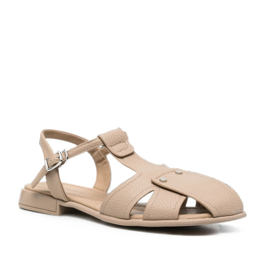Women's Beige Open-Toe Sandals