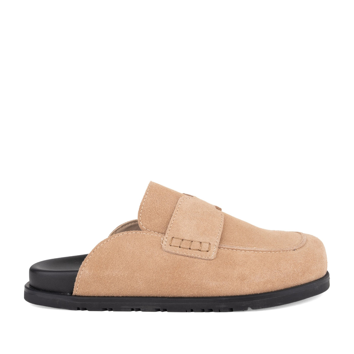 Women's Beige Mule Slippers