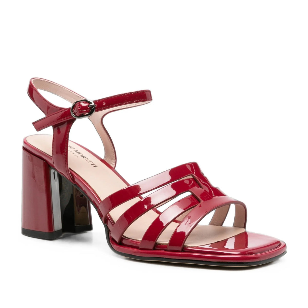 Women's Red Dress Open-Toe Sandals
