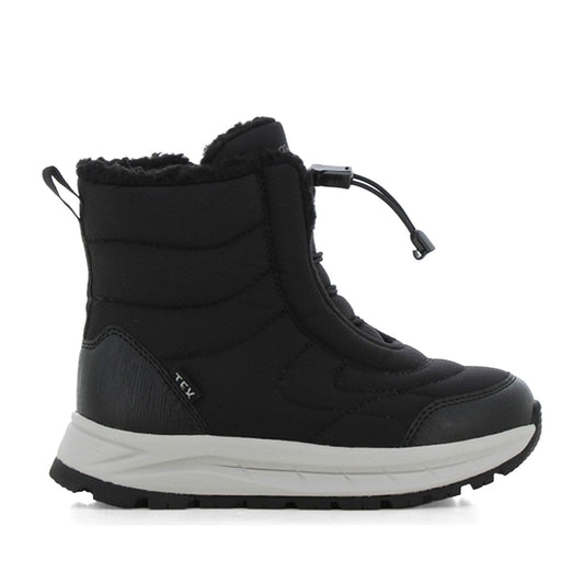 Girls' Black Insulated Ankle Boots