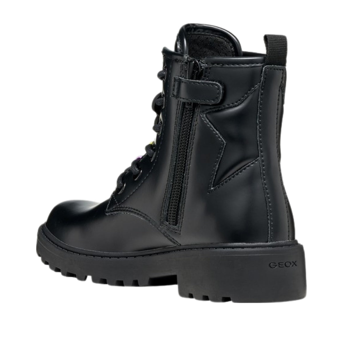 J Casey Girls' Black Ankle Boots