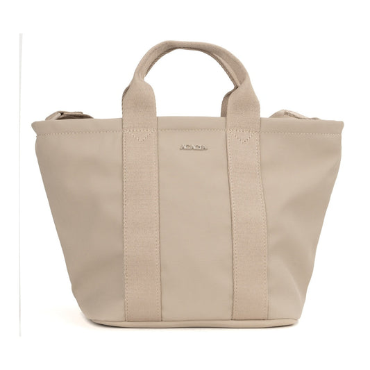 beige tote bag