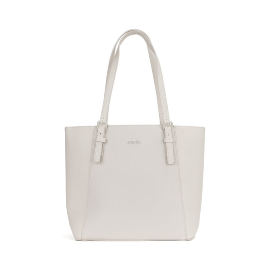 beige tote bag