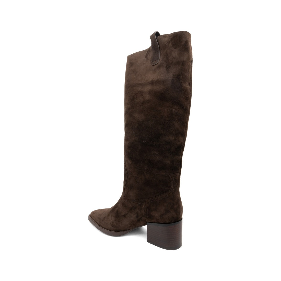 dark brown casual closed boots