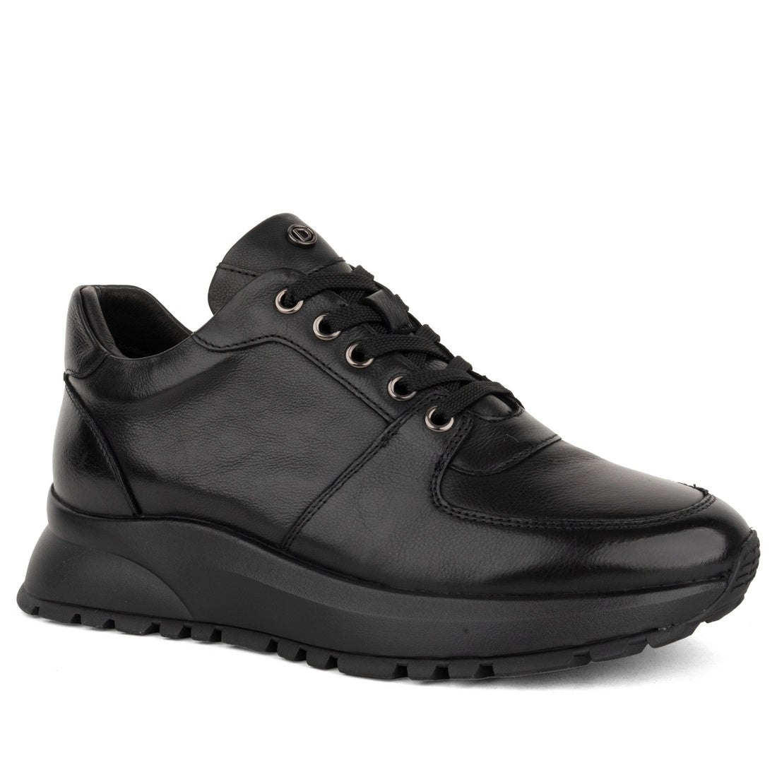 black casual closed booties