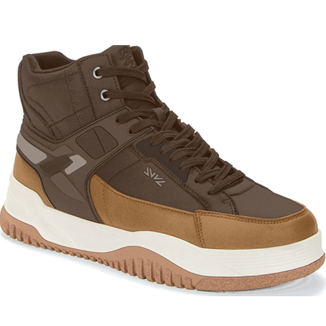 brown casual closed booties