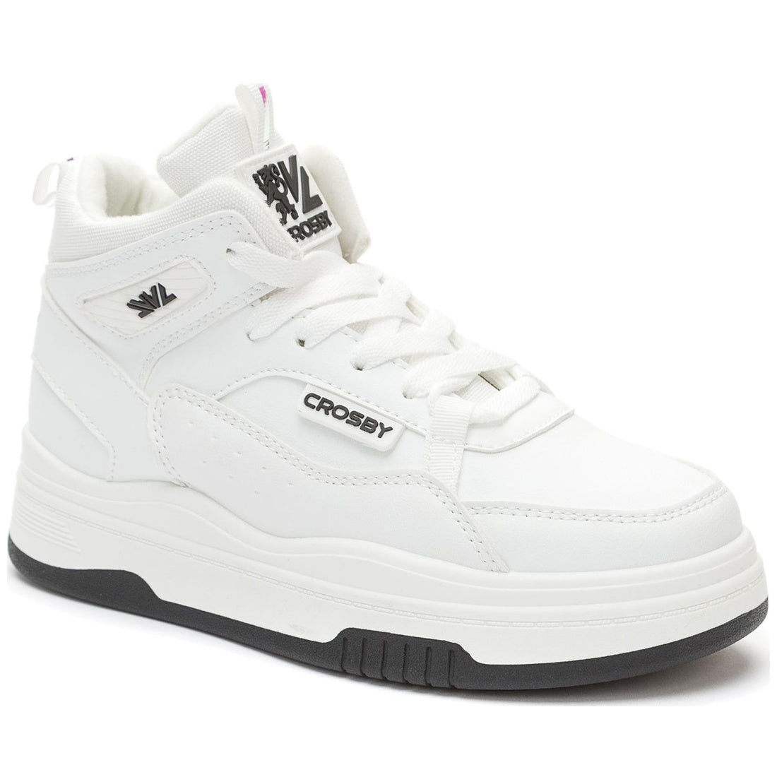 white casual closed booties