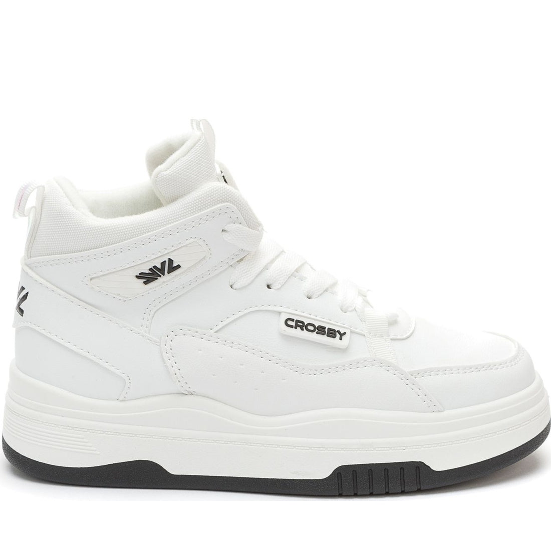 white casual closed booties