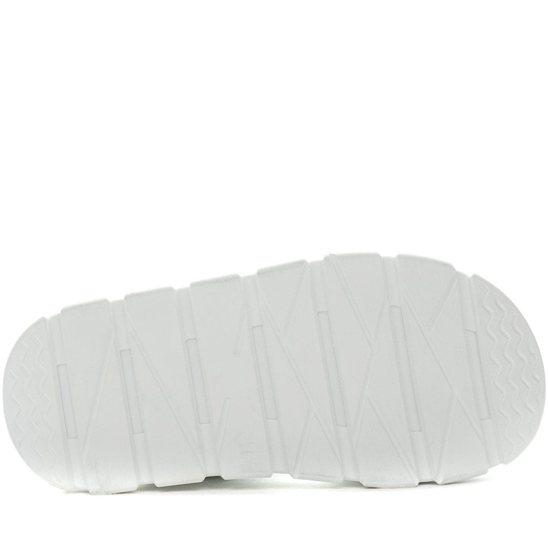 white casual open sandals