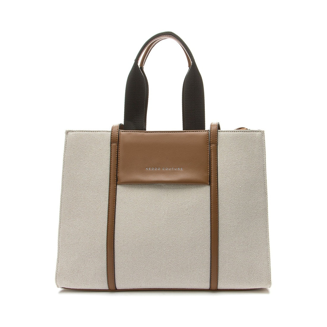 beige casual tote bag