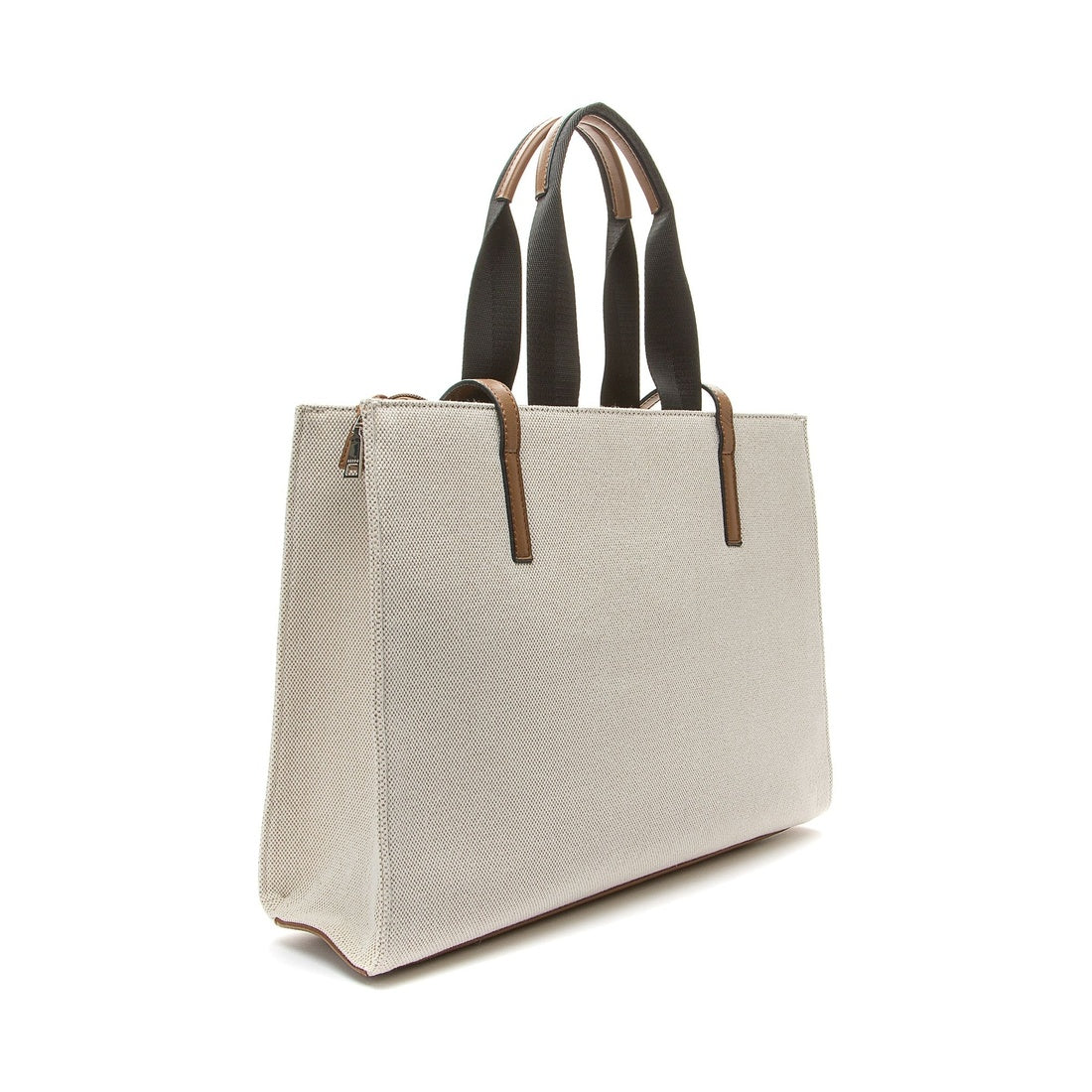 beige casual tote bag