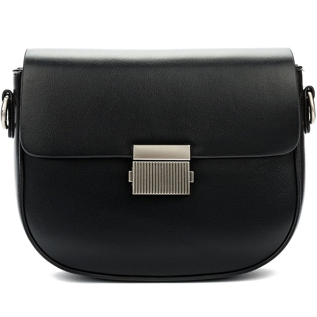 black casual crossbody