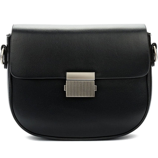 black casual crossbody