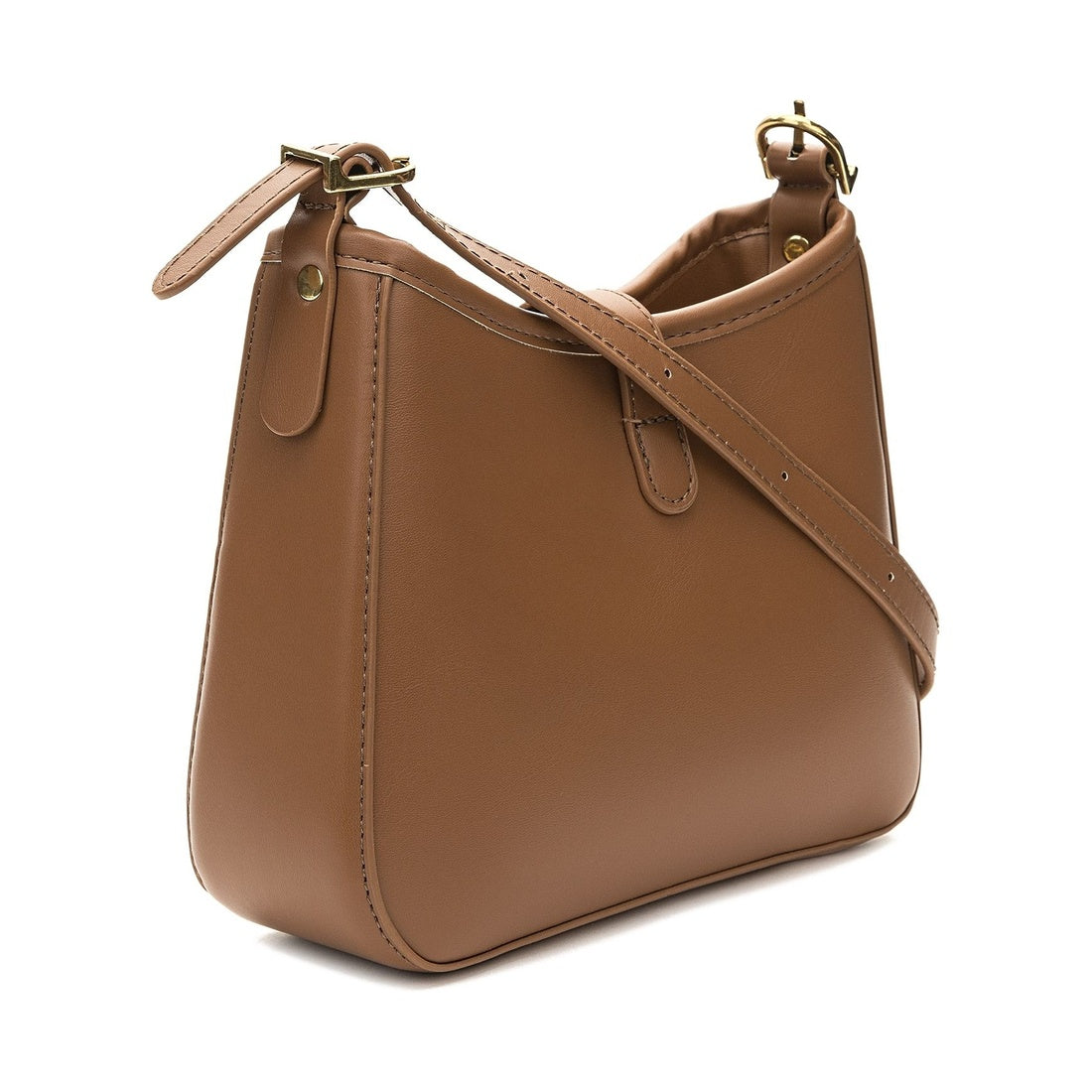 brown elegant shoulder bag