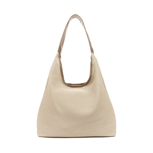 beige casual shoulder bag