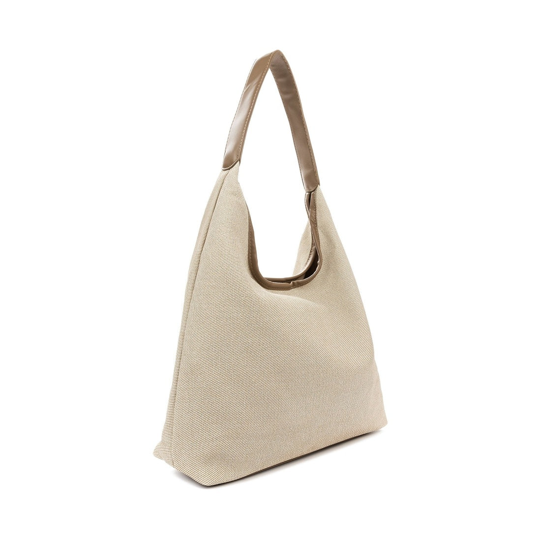 beige casual shoulder bag