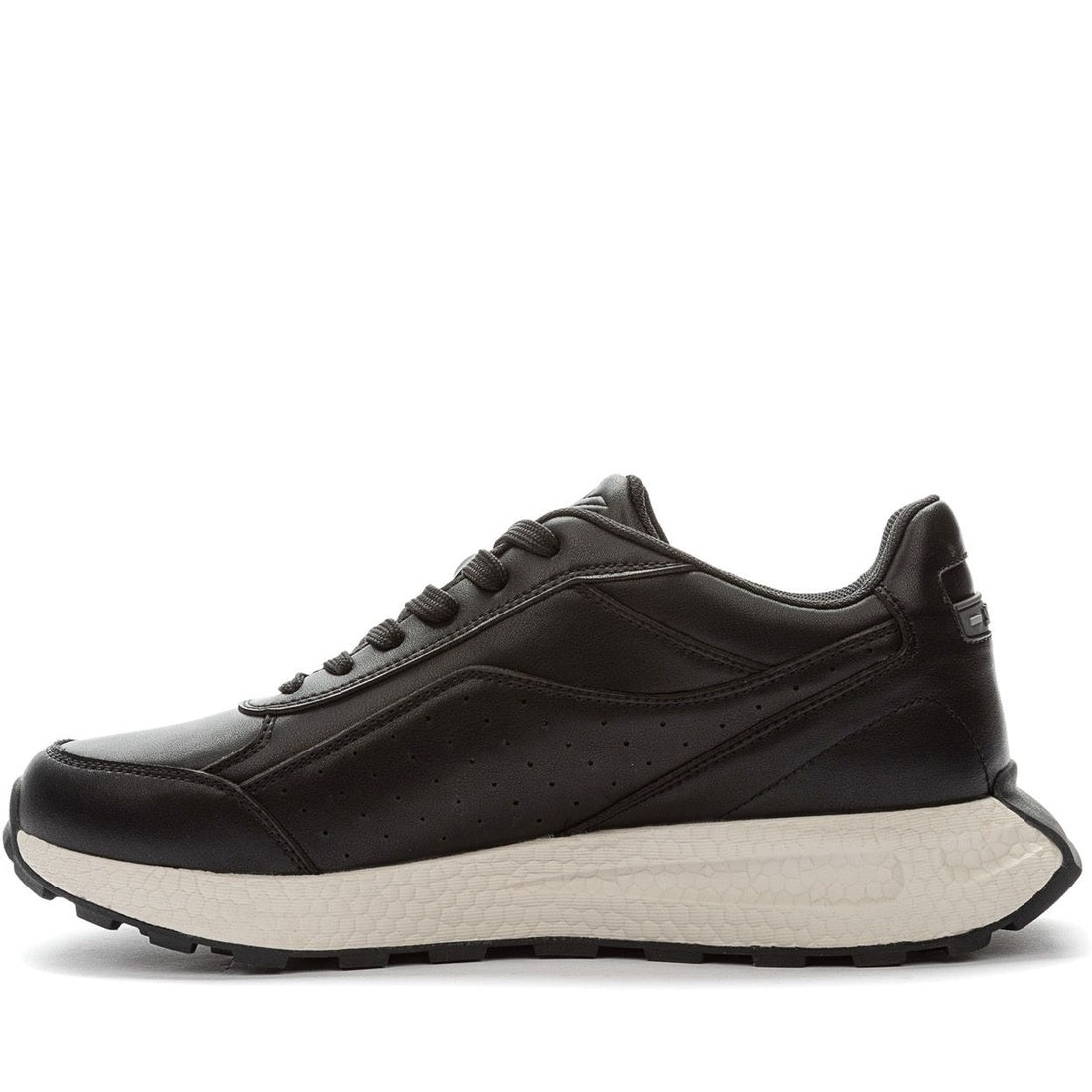 black casual closed sneakers