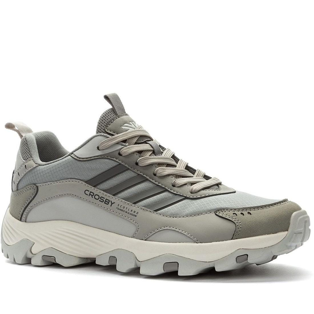 grey casual closed sneakers