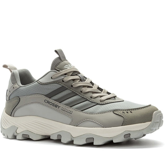 grey casual closed sneakers