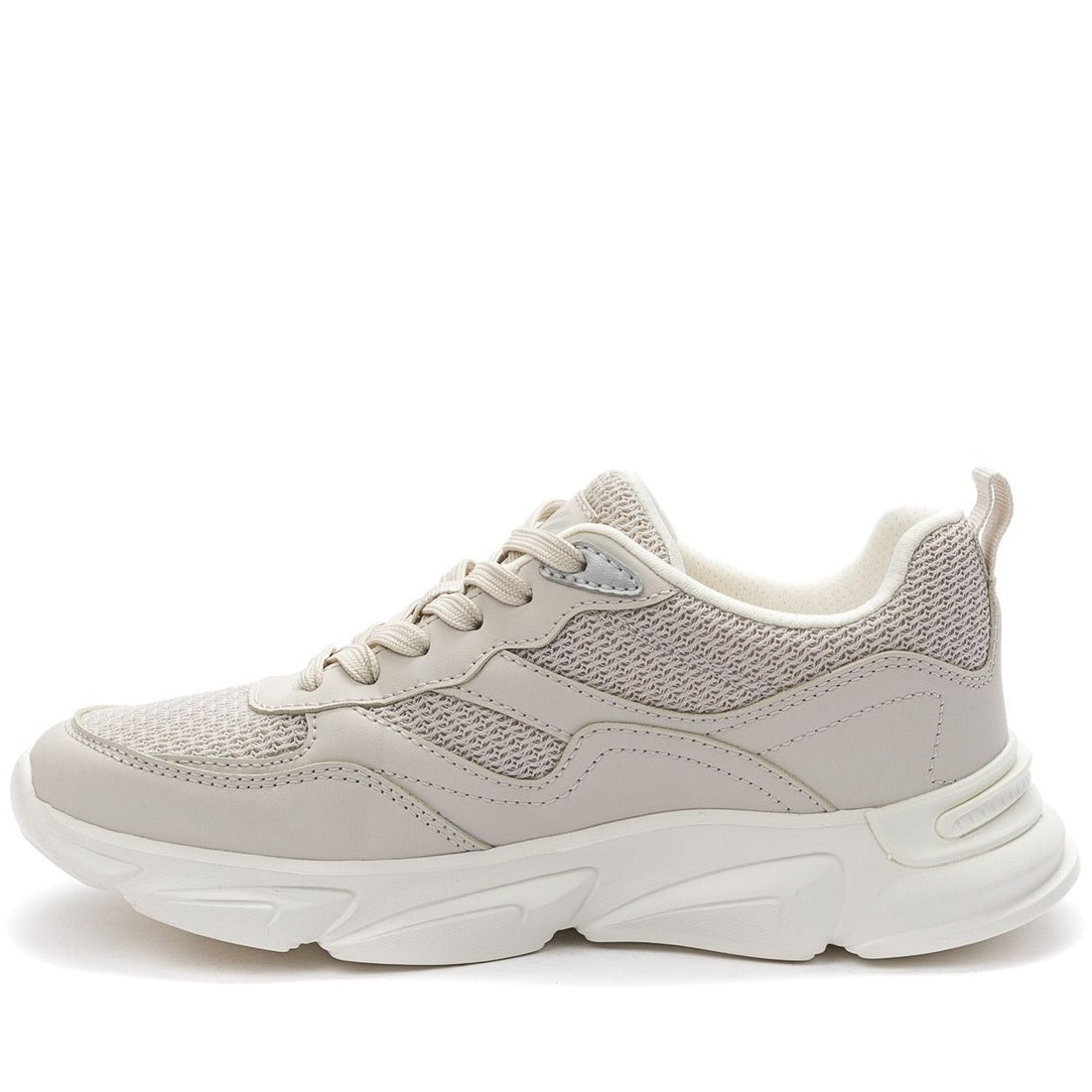 beige casual closed sneakers