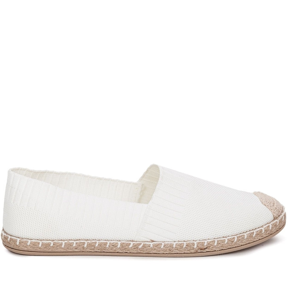 white casual closed espadrilles