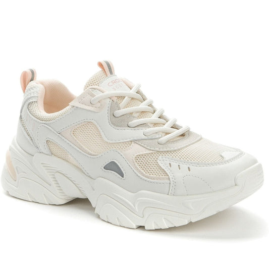 white casual closed sneakers