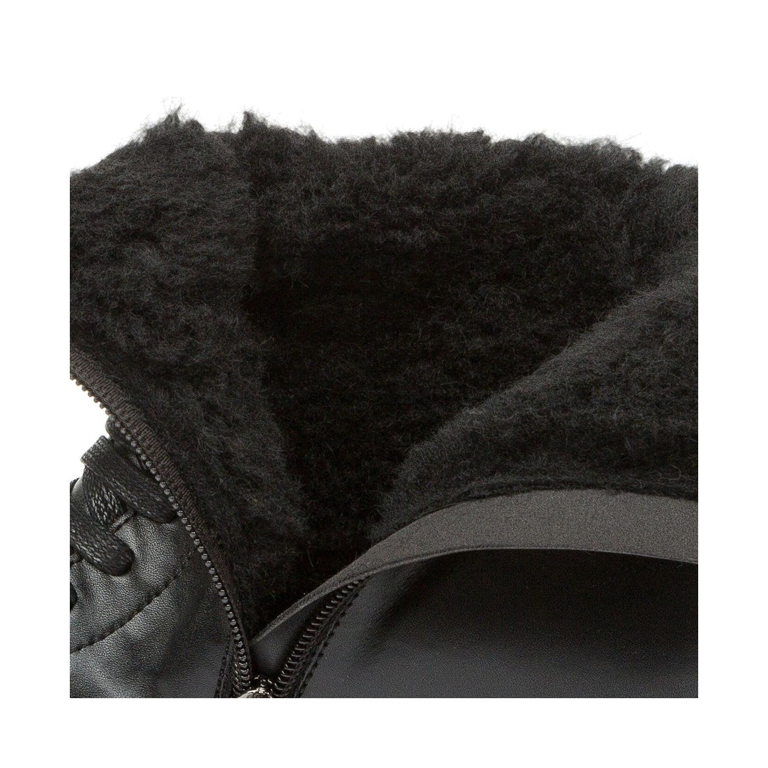 black casual closed booties