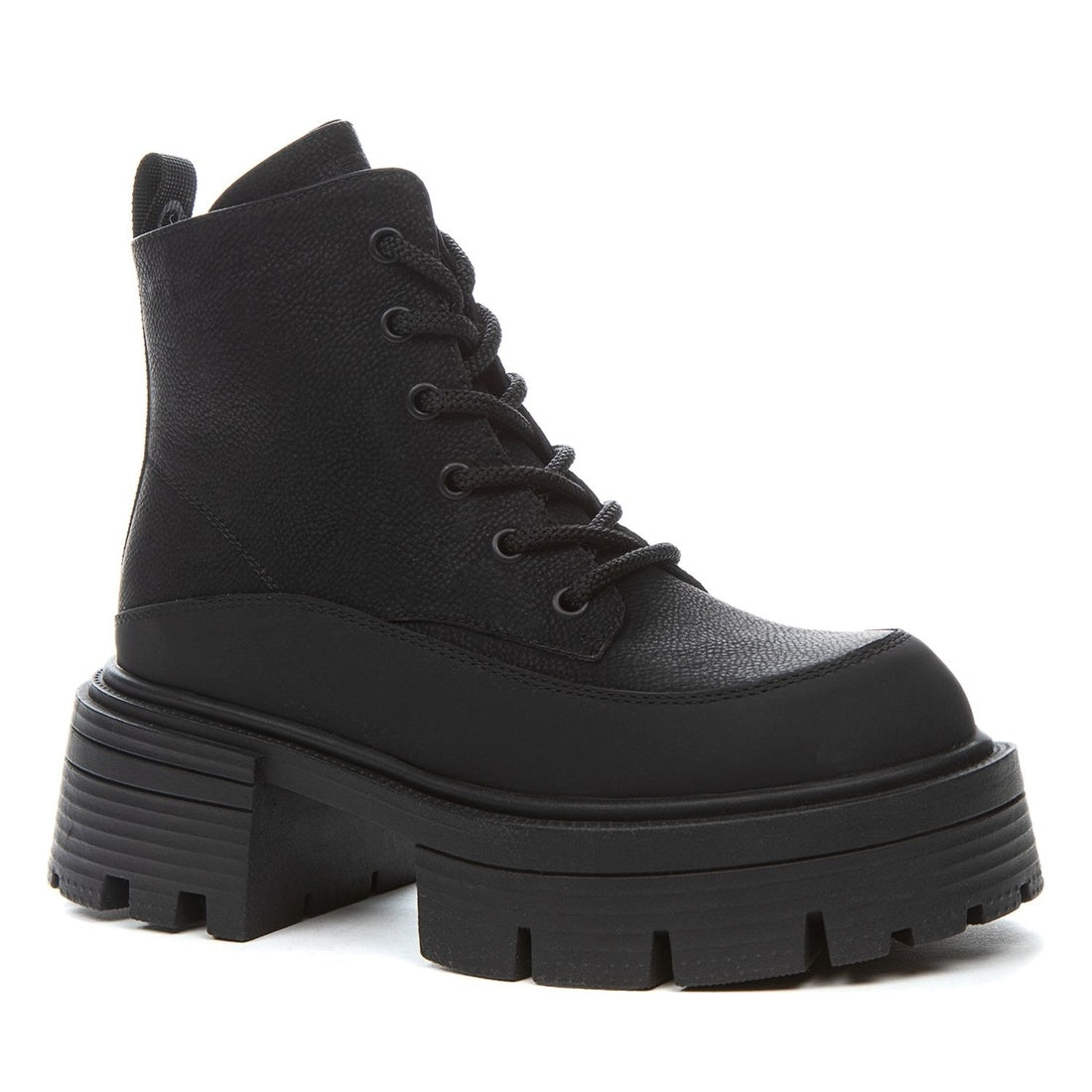 black casual closed booties