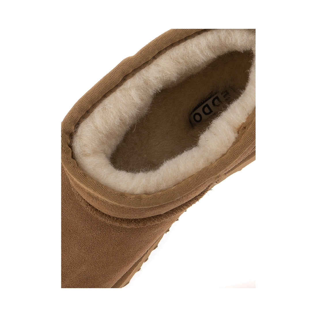 brown casual closed booties