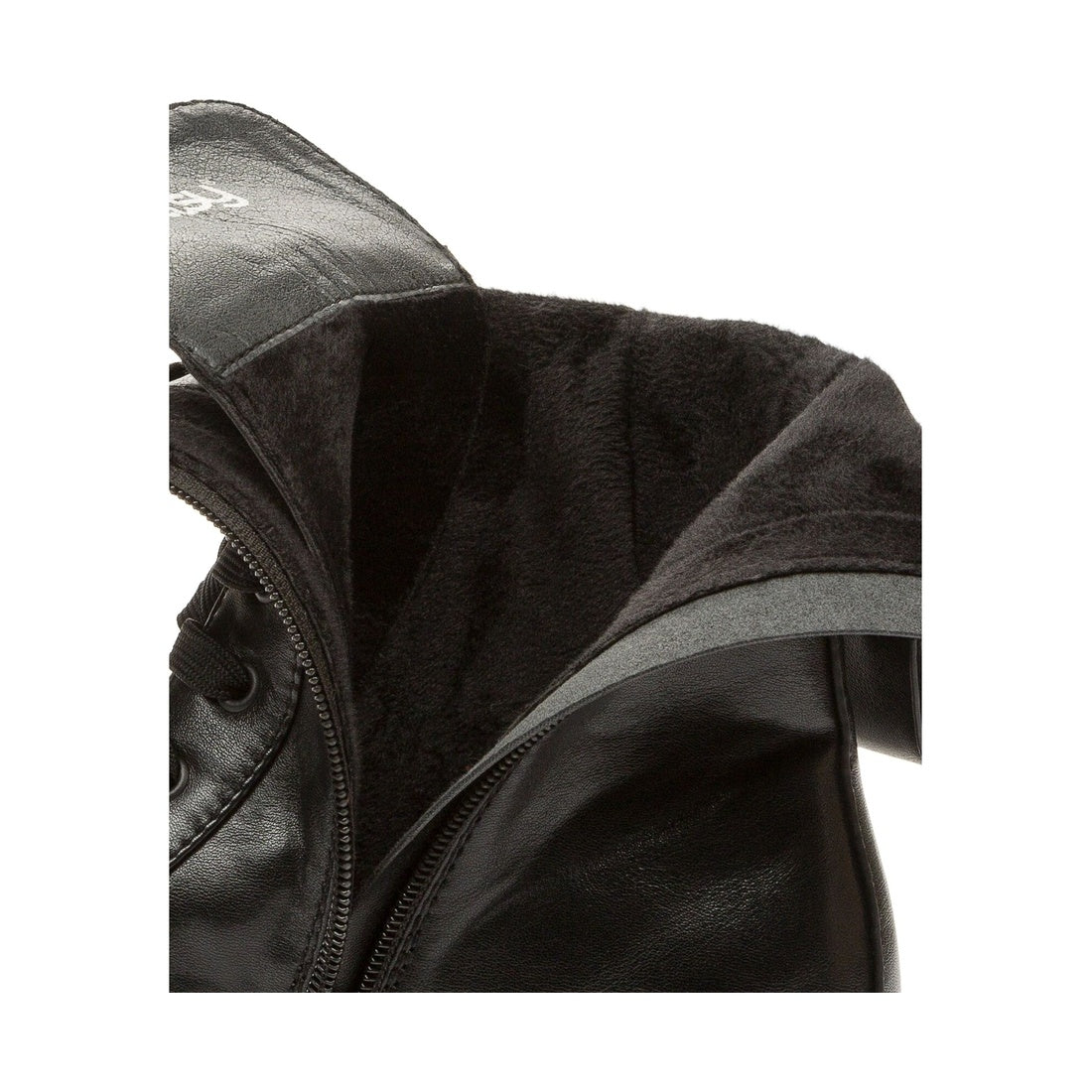 black casual closed booties