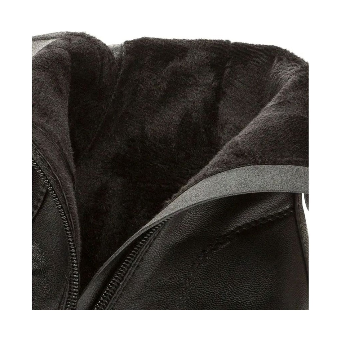 black casual closed booties