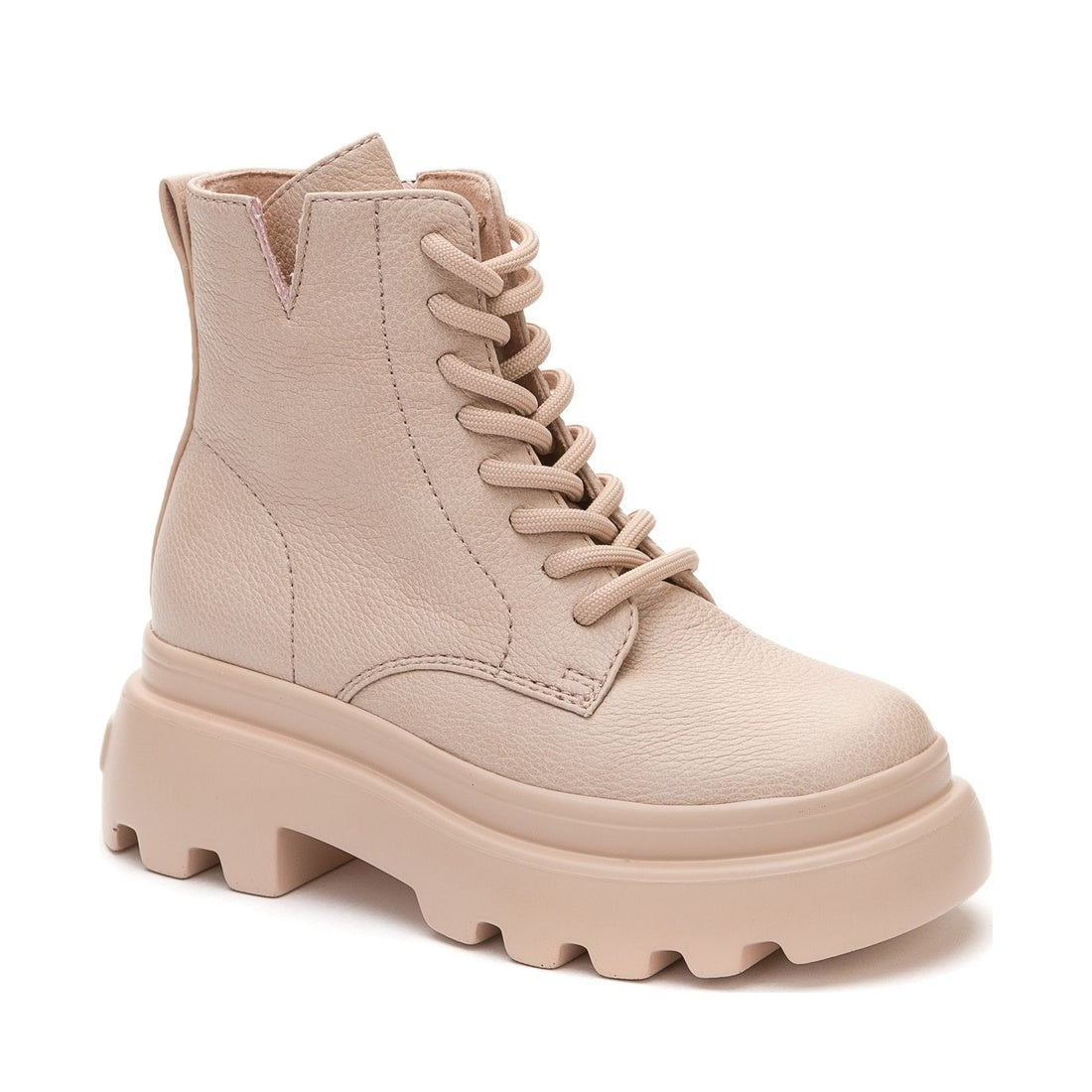 pink casual closed booties