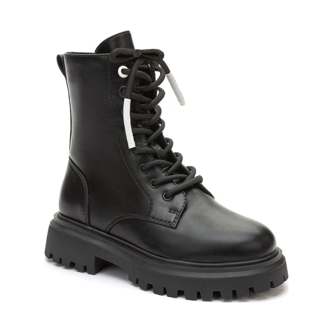 black casual closed booties